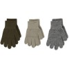 Set van 3 paar handschoenen - Filla gloves dried sage noos